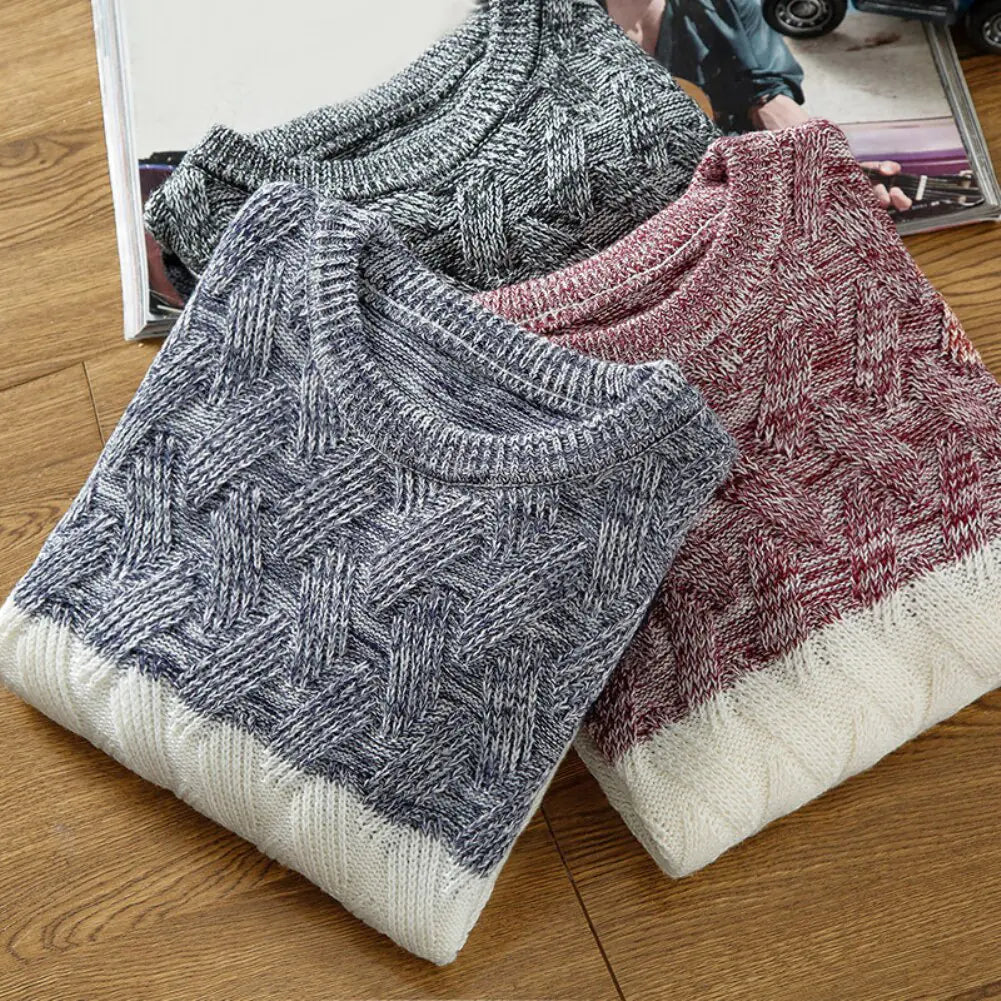 Men Autumn Sweaters O Neck Long Sleeve Vivareflex Online