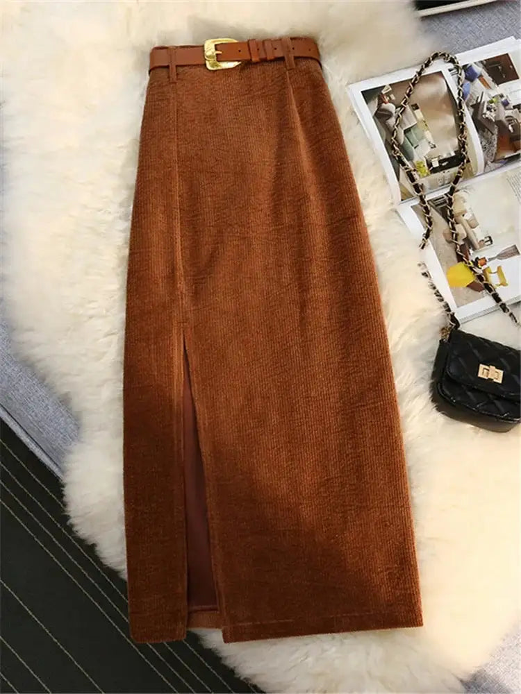 Corduroy Women Skirt Vivareflex Online