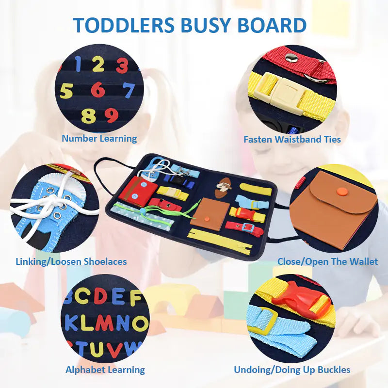 Ensemble de jouets Busy Board