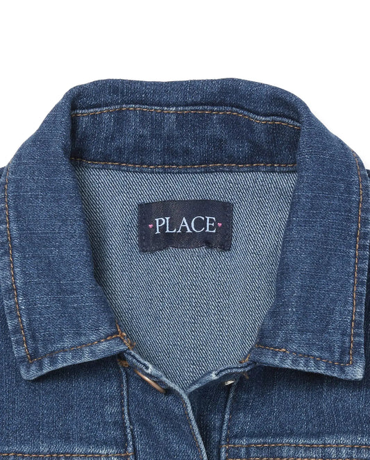 Girls' Basic Denim Jacket_Vivareflex_Online