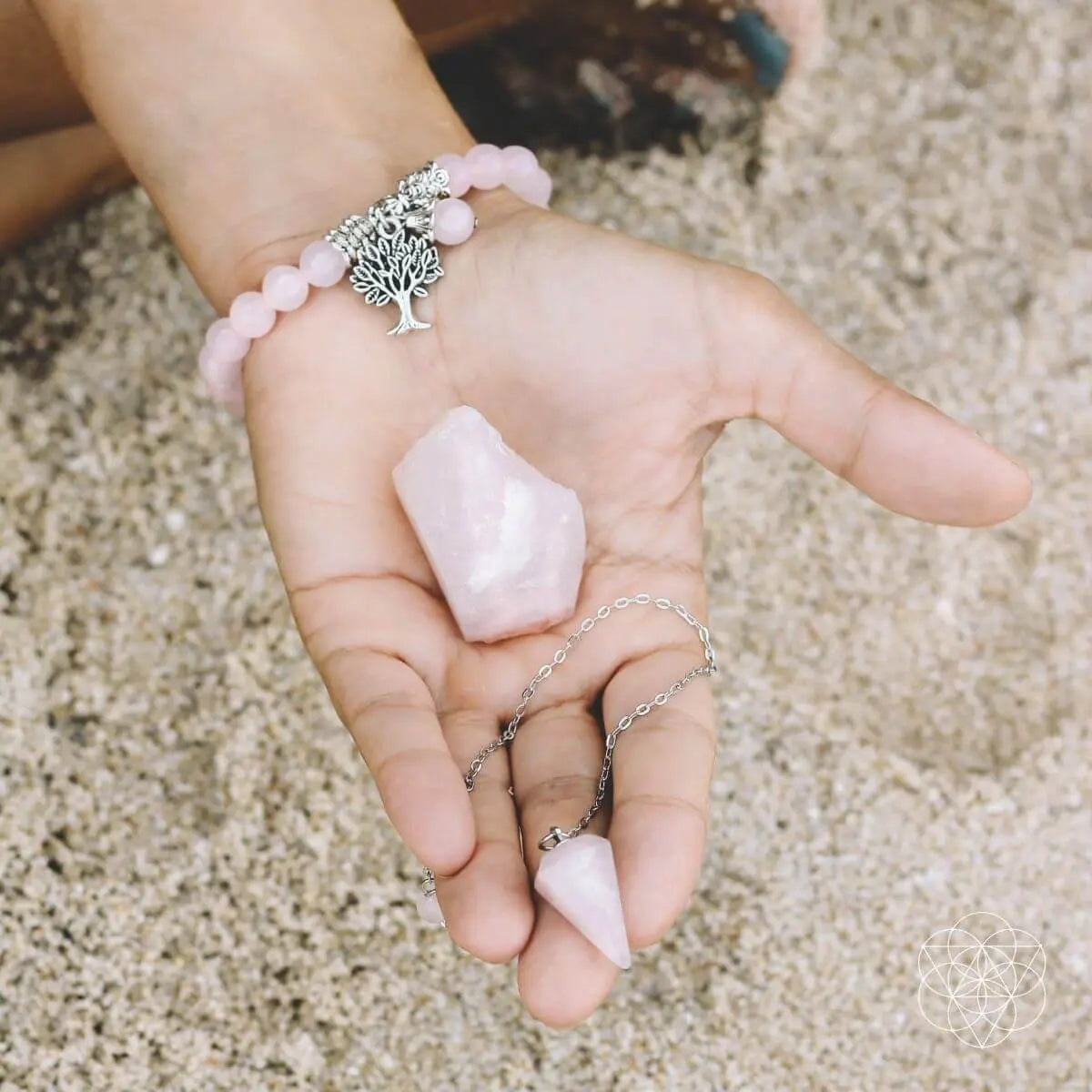 The Rose Quartz Healing Crystal Set Conscious Items