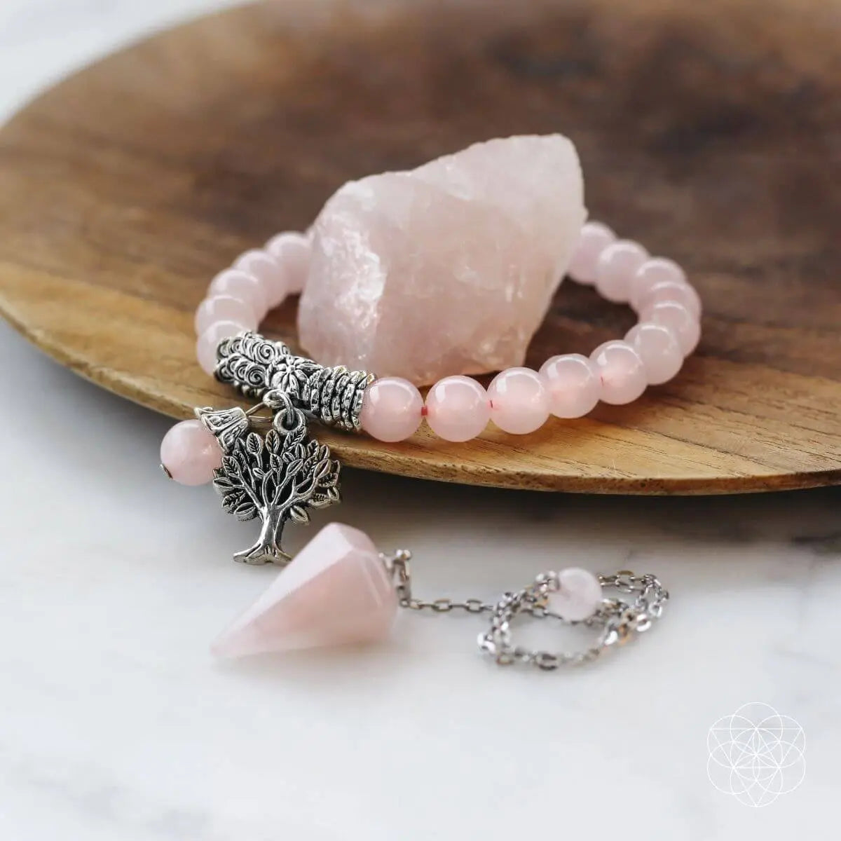 The Rose Quartz Healing Crystal Set Conscious Items