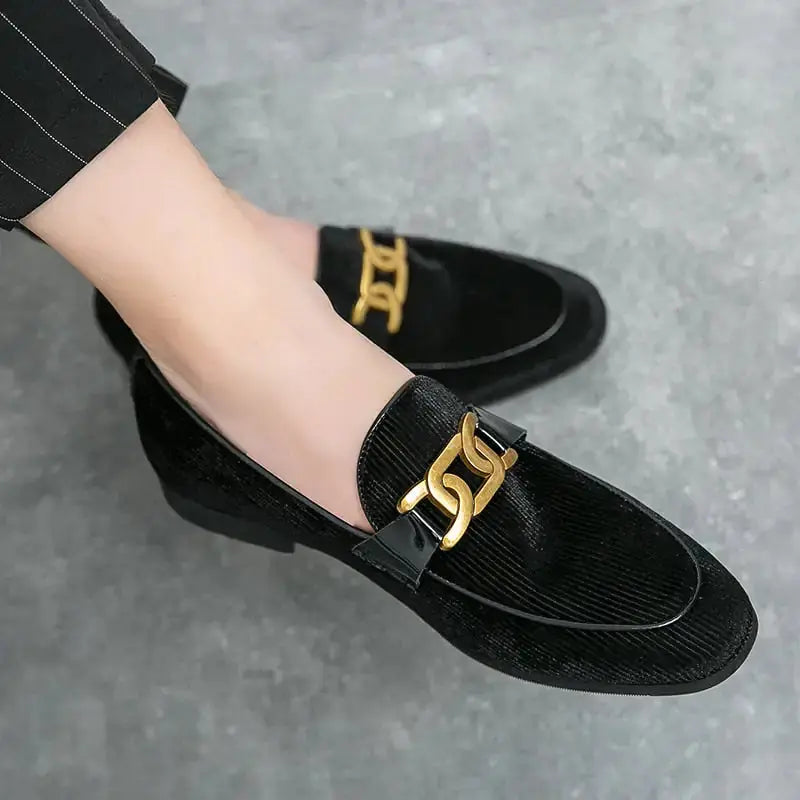 The Roveleto - Italian Fashion style Leather Loafers For Men Vivareflex Online