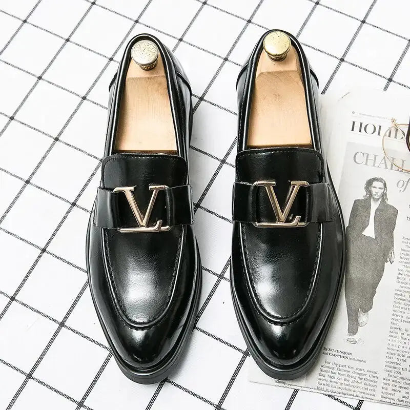 The Roveleto - Italian Fashion style Leather Loafers For Men Vivareflex Online