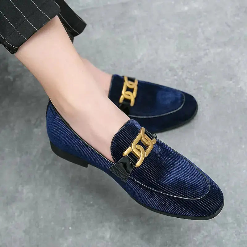 The Roveleto - Italian Fashion style Leather Loafers For Men Vivareflex Online