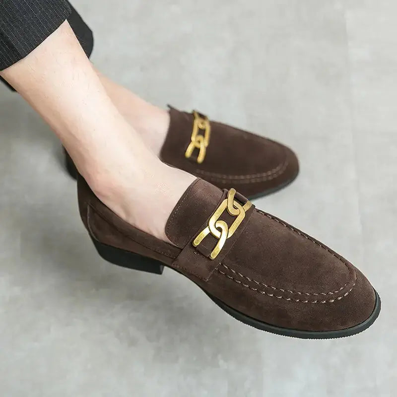 The Roveleto - Italian Fashion style Leather Loafers For Men Vivareflex Online