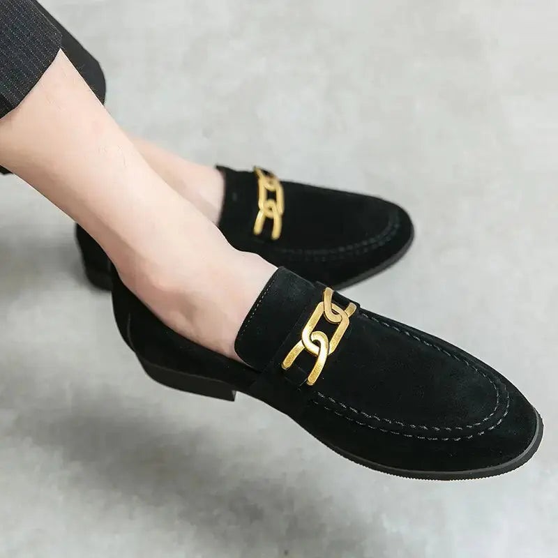The Roveleto - Italian Fashion style Leather Loafers For Men Vivareflex Online