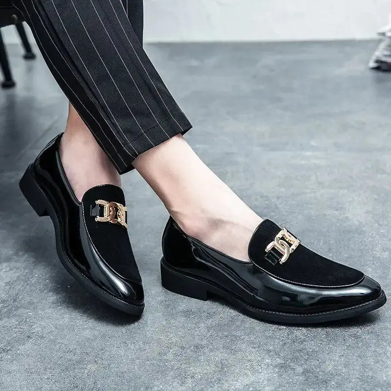 The Roveleto - Italian Fashion style Leather Loafers For Men Vivareflex Online