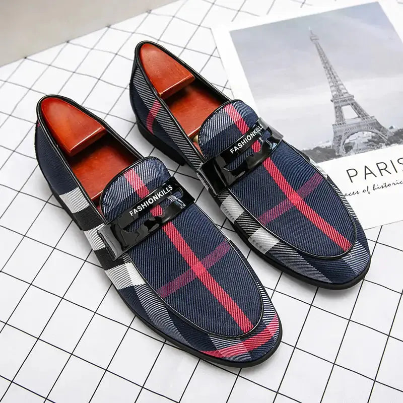 The Roveleto - Italian Fashion style Leather Loafers For Men Vivareflex Online