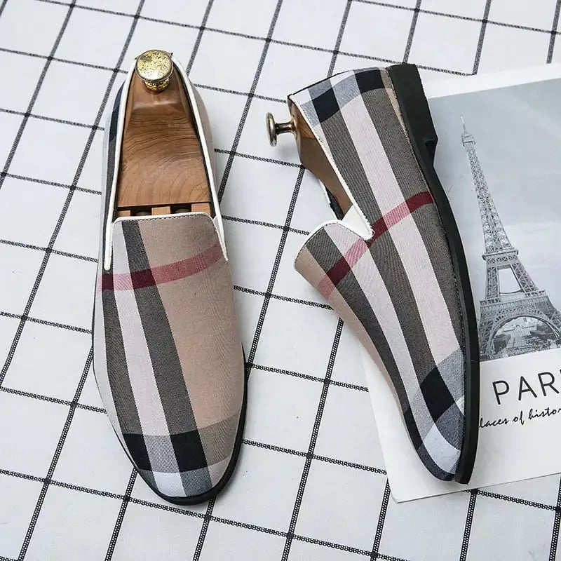 The Roveleto - Italian Fashion style Leather Loafers For Men Vivareflex Online