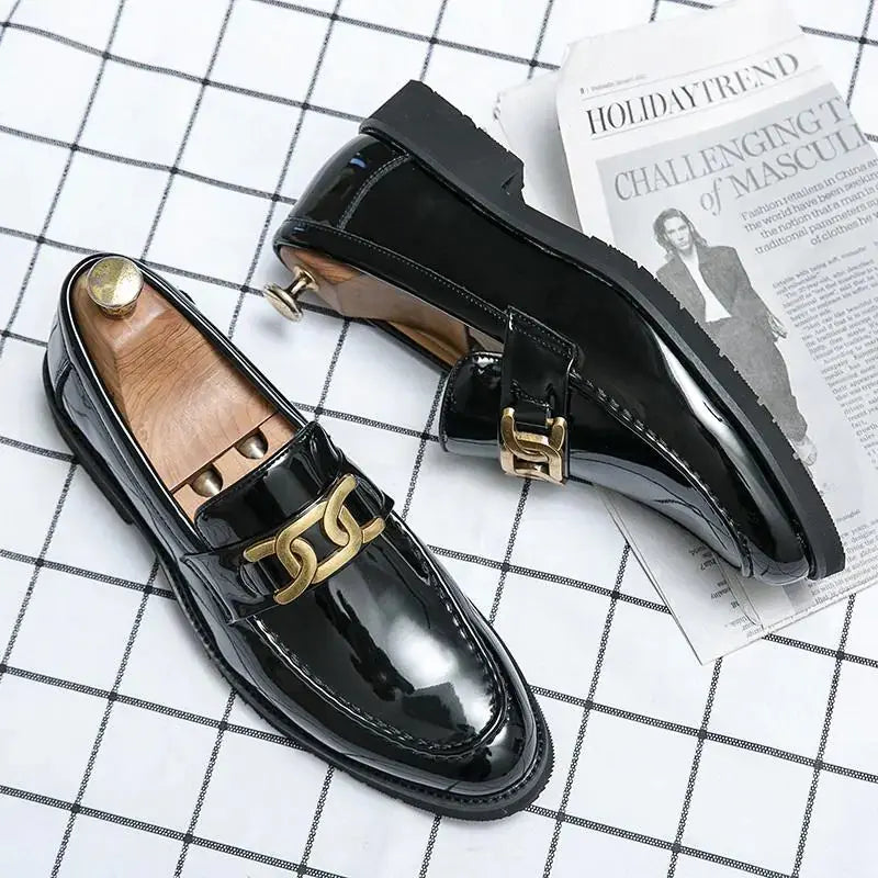 The Roveleto - Italian Fashion style Leather Loafers For Men Vivareflex Online