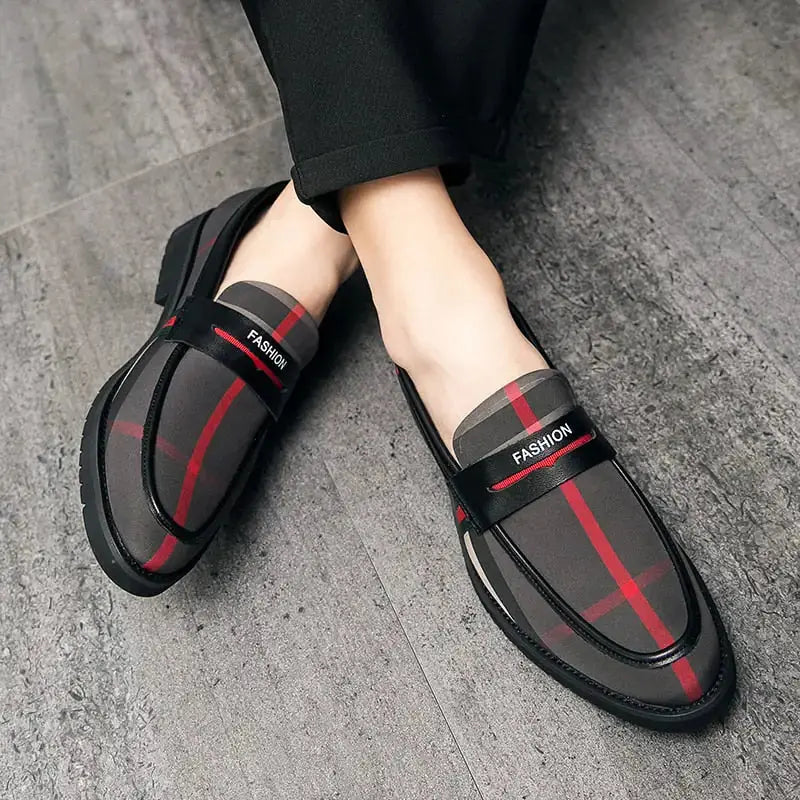 The Roveleto - Italian Fashion style Leather Loafers For Men Vivareflex Online