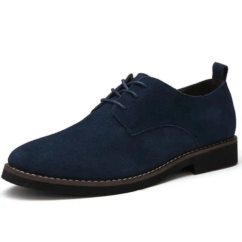The Roxida - Suede Leather Oxford Shoes For Men Vivareflex Online