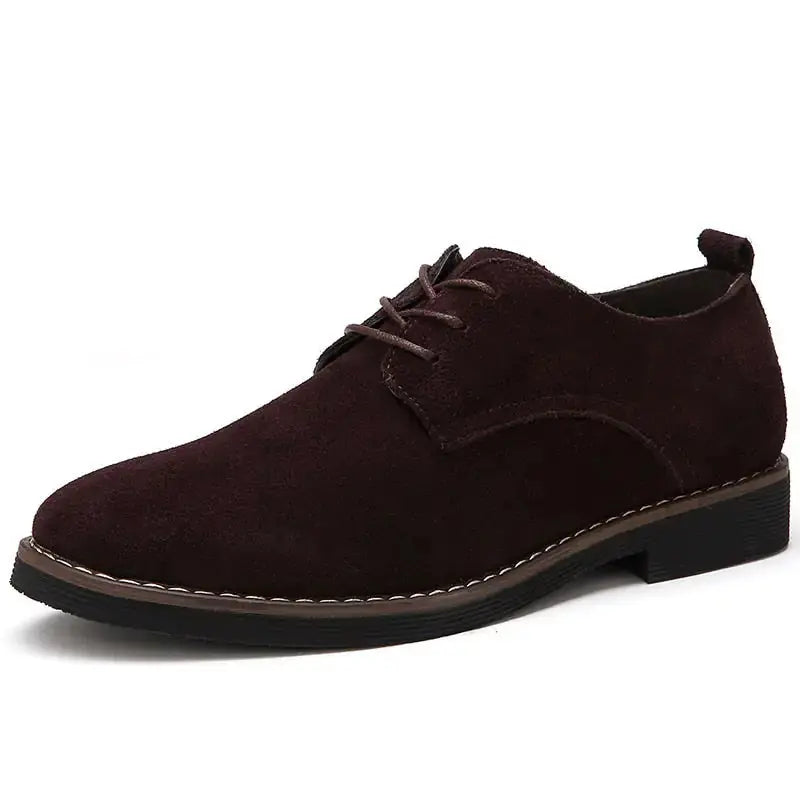 The Roxida - Suede Leather Oxford Shoes For Men Vivareflex Online