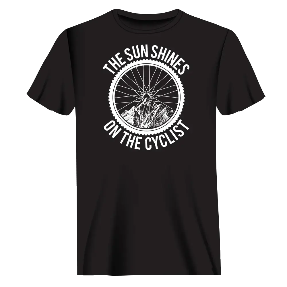 The Sun Shine On The Cyclist T-Shirt for Men Vivareflex Online