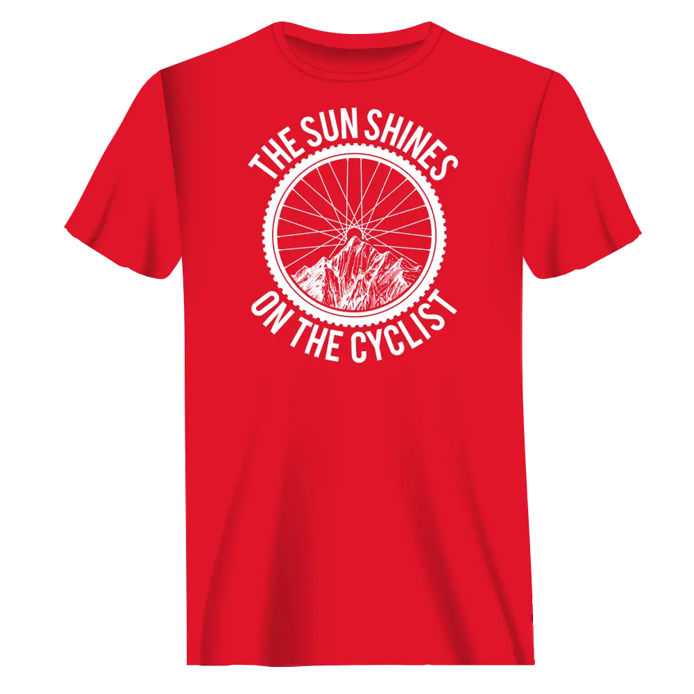 The Sun Shine On The Cyclist T-Shirt for Men Vivareflex Online