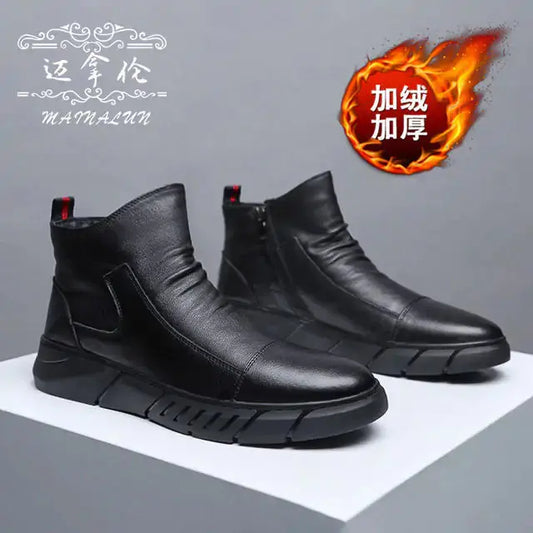 Thick-soled Men Work Boots Shoes Vivareflex Online
