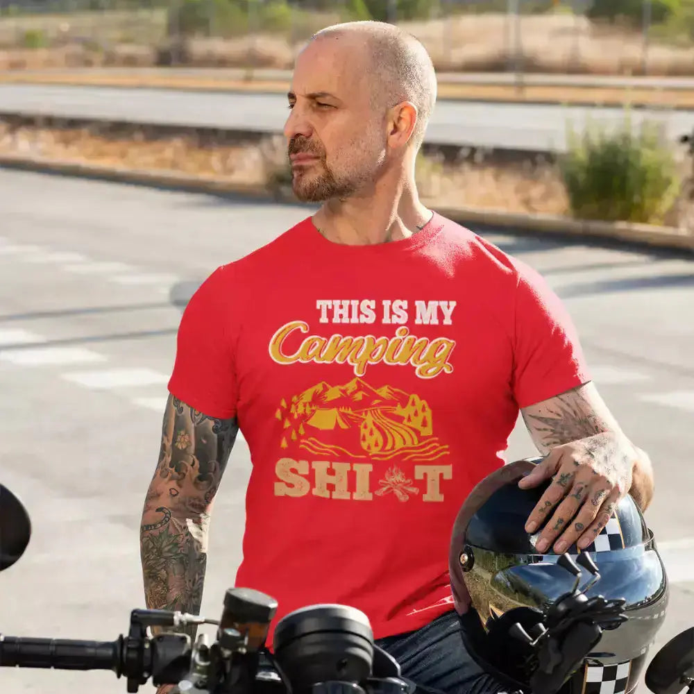 This Is My Camping T-Shirt for Men Vivareflex Online