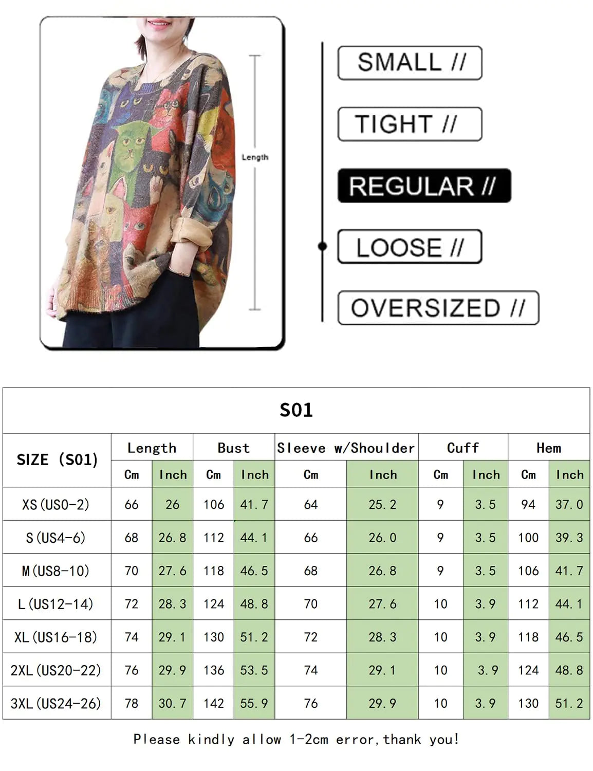 YESNO Women Ugly Christmas Sweater Graphic Printed Oversized Pullover Sweaters Casual Loose Knit Tops S01 XX-Large Floral 174