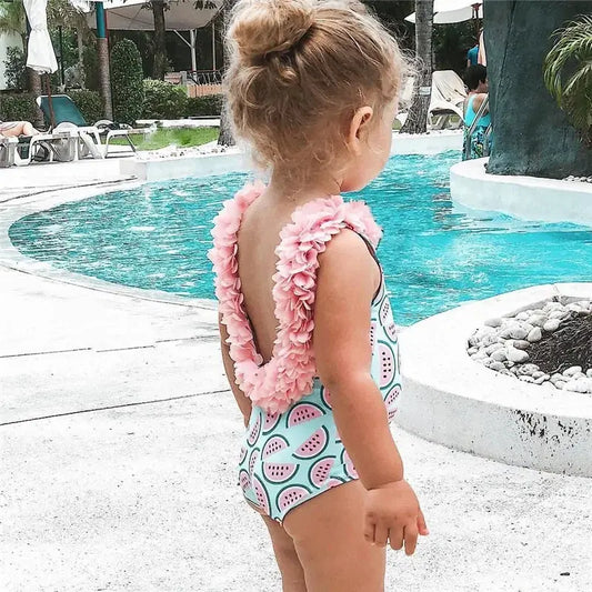 Toddler Baby Girls Watermelon One-Piece Swimsuit Vivareflex Online