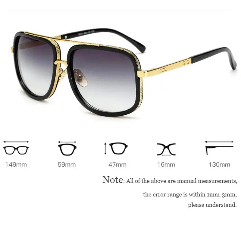 Trendsetter Oversized Men's Sunglasses Vivareflex Online