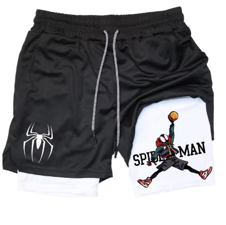 Marvel Spider-Man Venom Gym Shorts Men Fitness Vivareflex Online