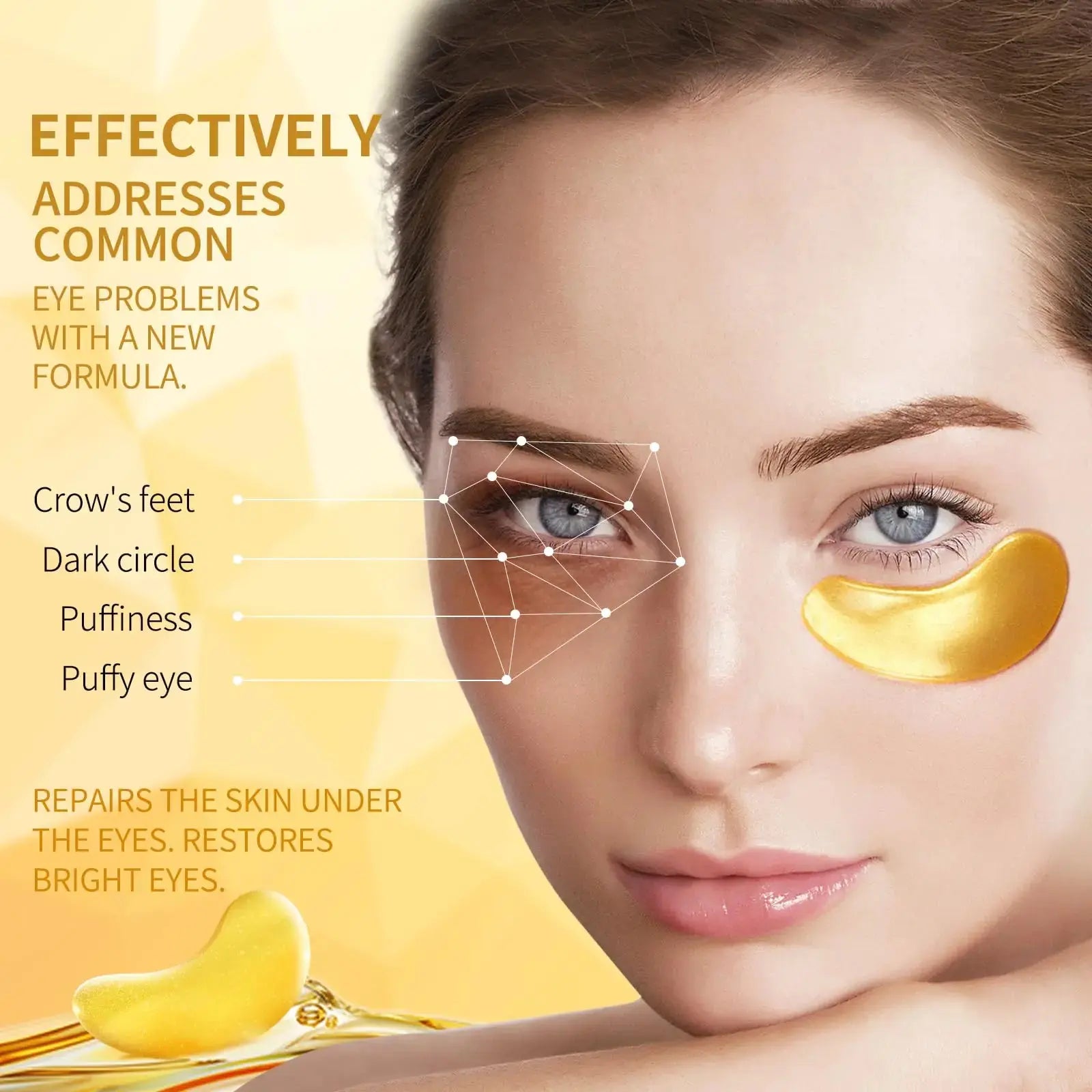 Tunbot 24k Gold Eye Mask - Vivareflex Online