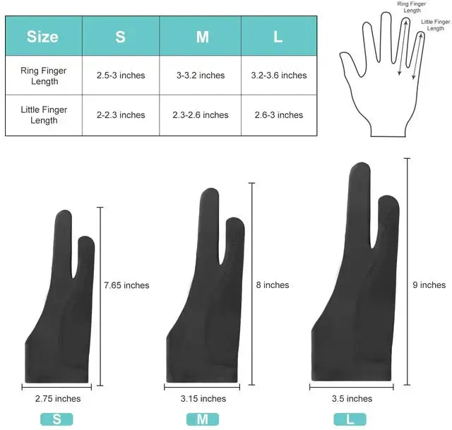Two Finger Art Glove Vivareflex Online