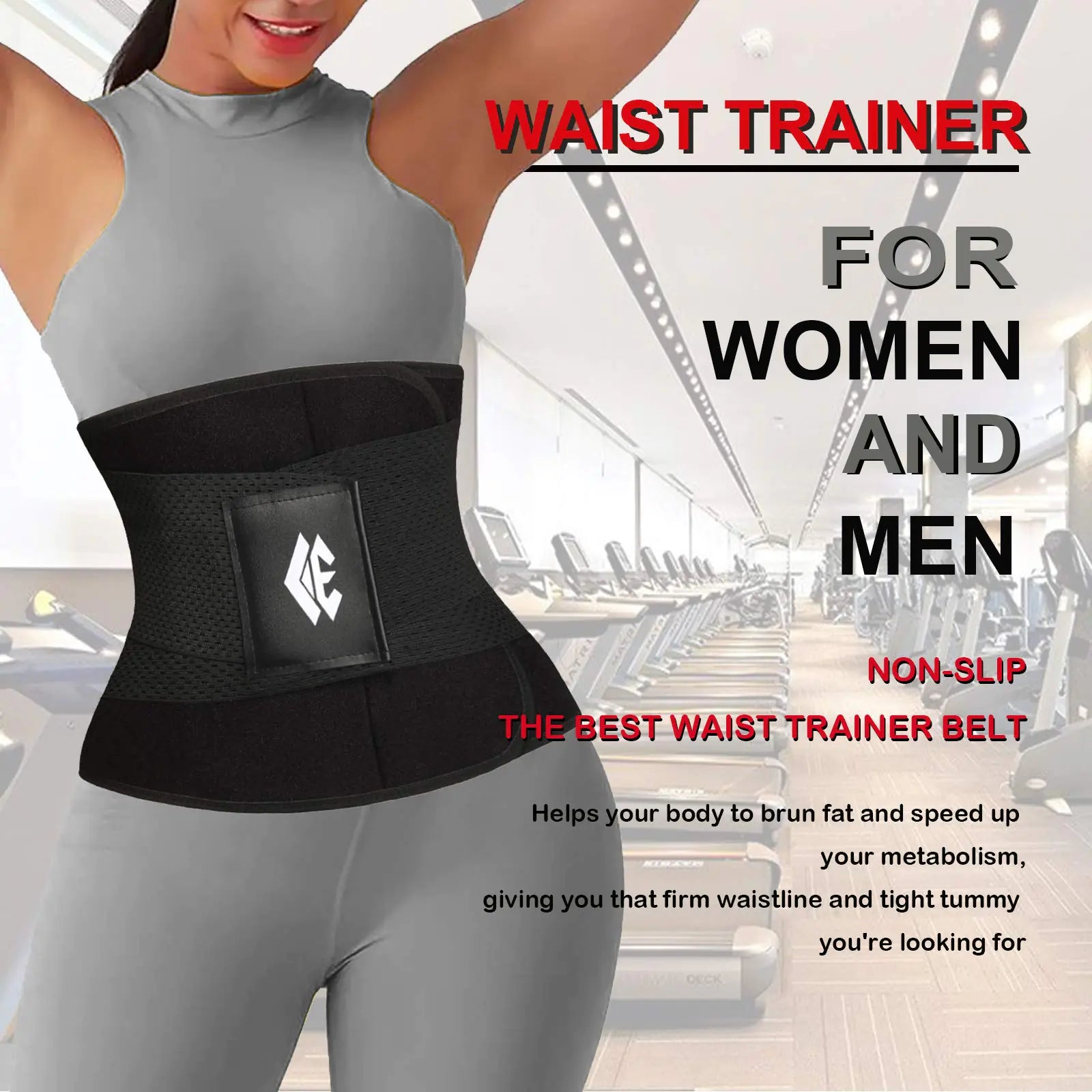 Waist Trainer Belt for Women Man - Waist Trimmer Ab Belt - Vivareflex Online