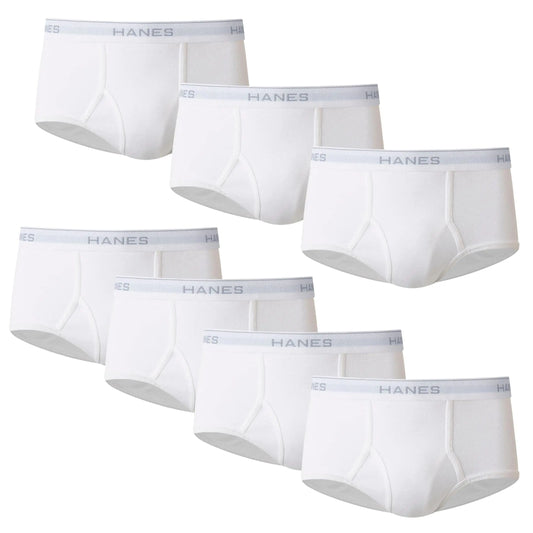 Slips en coton absorbant l'humidité pour hommes Hanes, disponibles en blanc et en noir, lots multiples disponibles, taille XX-Large, blanc - lot de 7