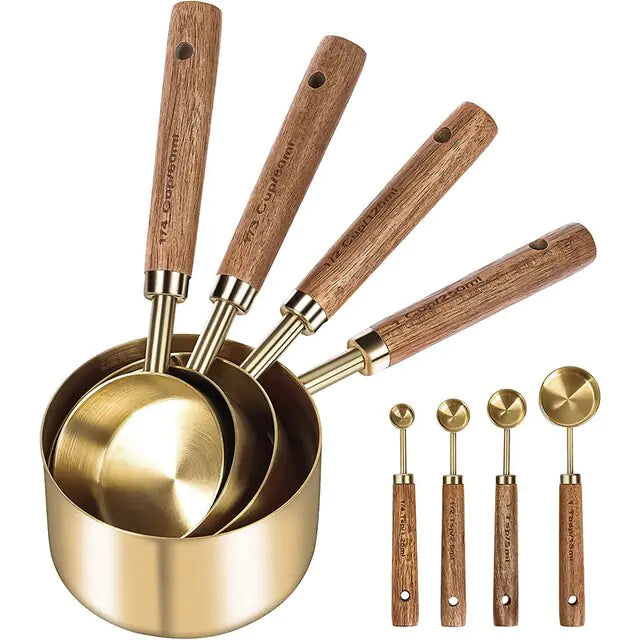 8-Piece Measure Cup and Spoon Set - Vivareflex Online