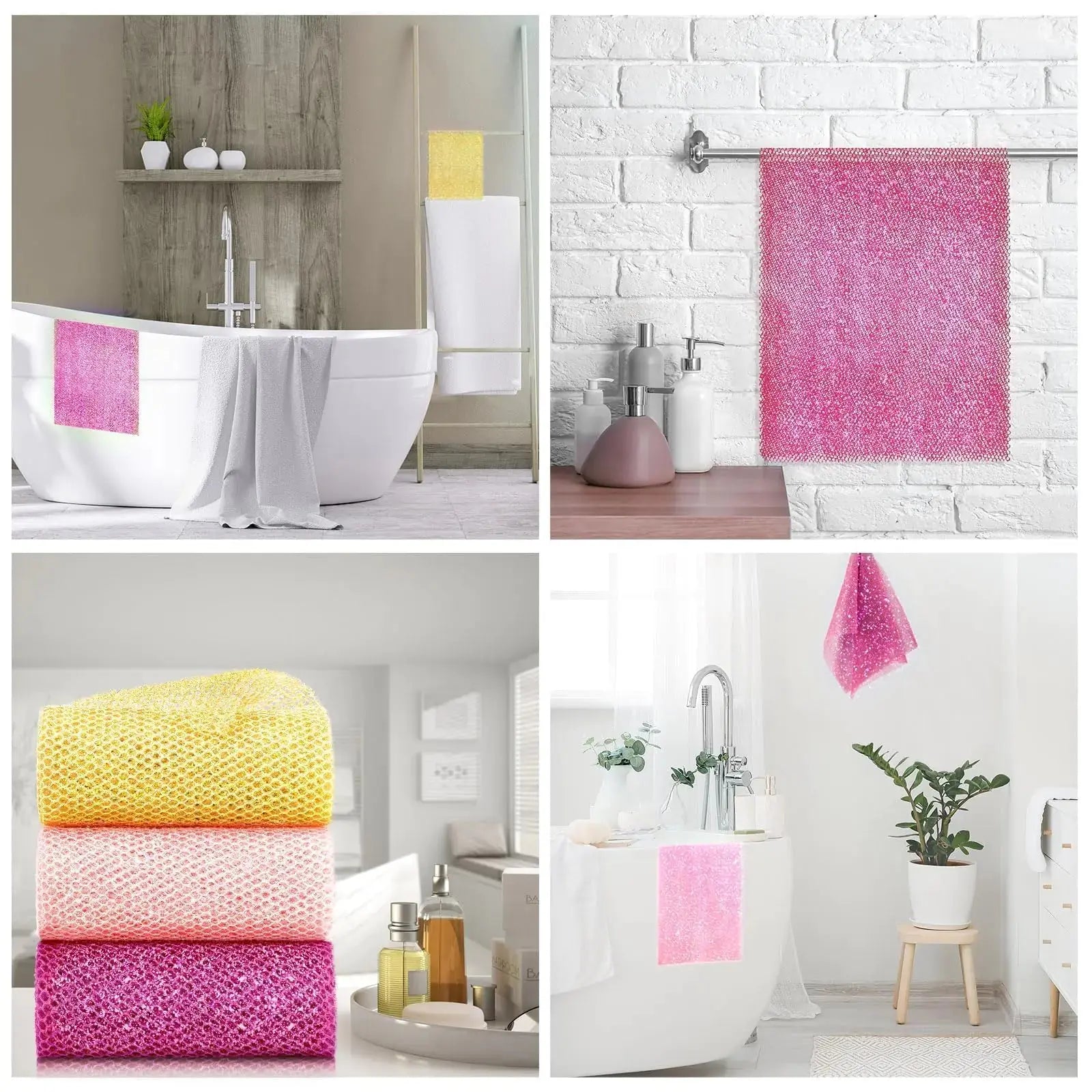 Bright Style African Exfoliating Net Shower Set Ideal for Daily Use_Vivareflex_Online