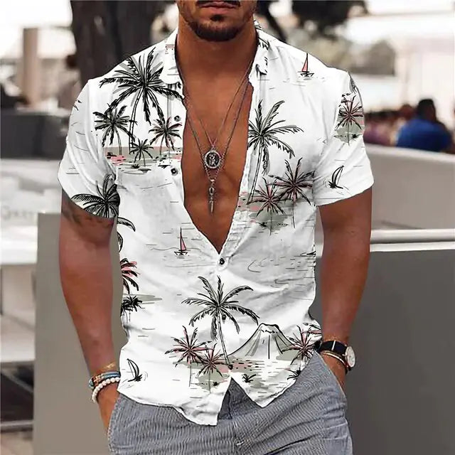 Summer Hawaiian Floral Shirts For Men Vivareflex Online