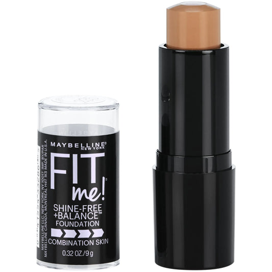 Maybelline Fit Me Shine-Free + Balance Foundation Stick – Pure Beige - Vivareflex Online