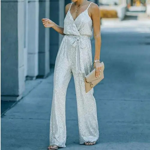 Sequin Women Jumpsuit Vivareflex Online