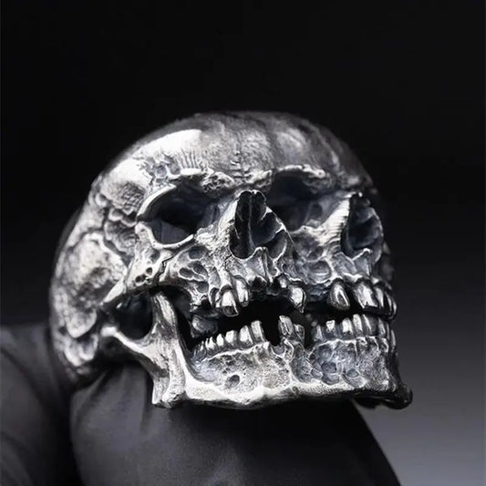 Unique Gothic Men Skull Ring Vivareflex Online