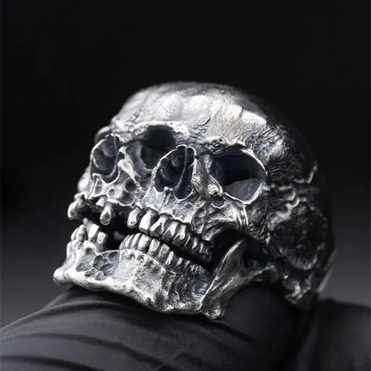 Unique Gothic Men Skull Ring Vivareflex Online