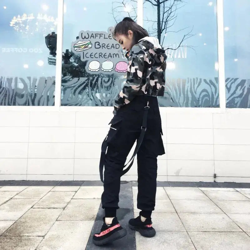 Urban Trek Black Cargo Pants Vivareflex Online