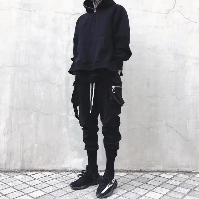 Urban Trek Black Cargo Pants Vivareflex Online