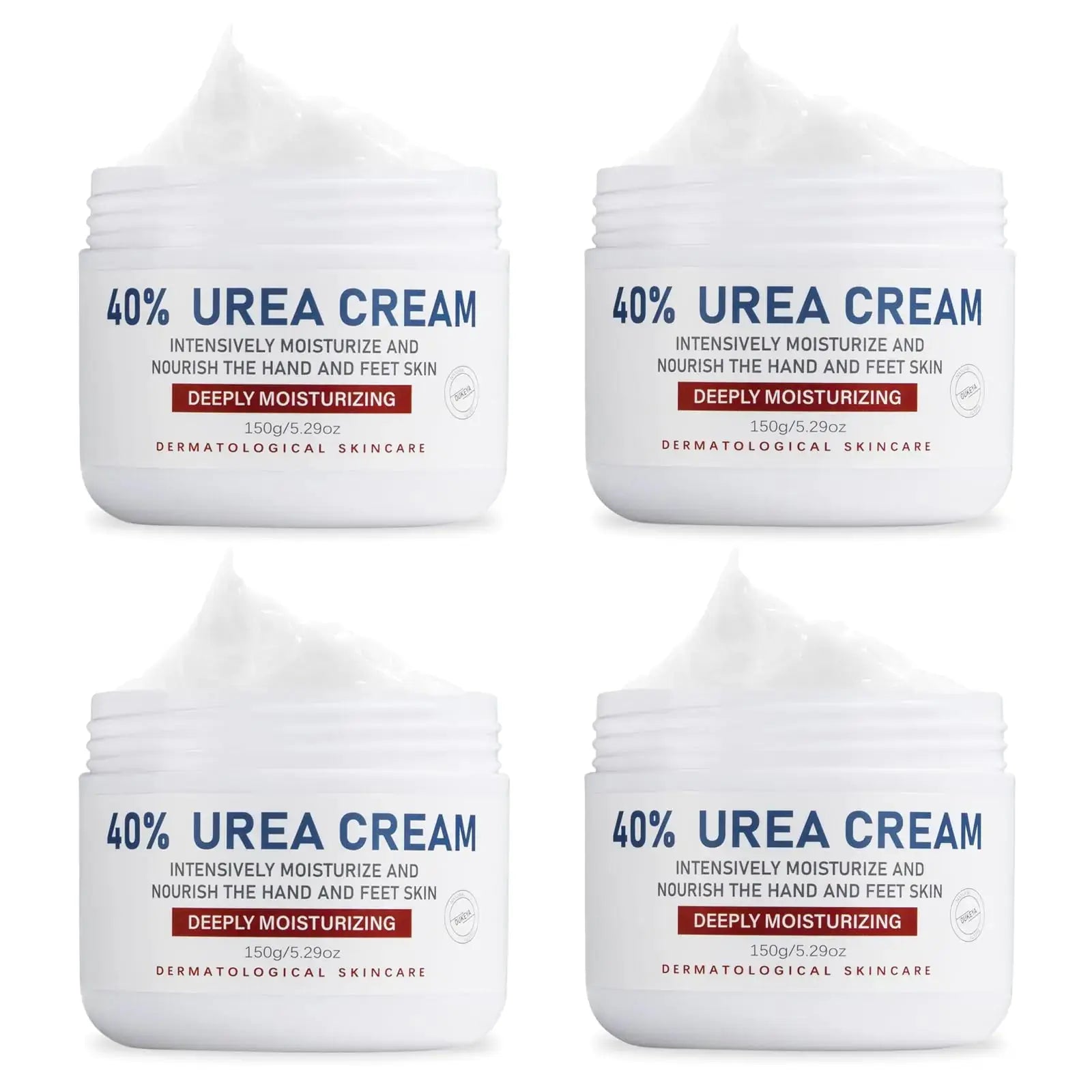 Urea Cream 40 Percent, Urea Foot & Hand Cream for Dry Cracked, 40 per Urea Lotion for Feet Maximum Strength (4 Packs) 5.29 Ounce (Pack of 4) - Vivareflex Online