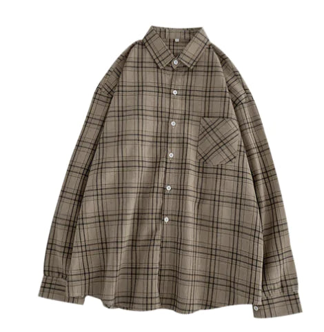 Women Shirt Plaid Female Oversize Blouse Vivareflex Online