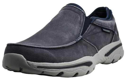 Skechers Men's Relaxed Fit-Creston-Moseco 12 Wide Navy - Vivareflex Online