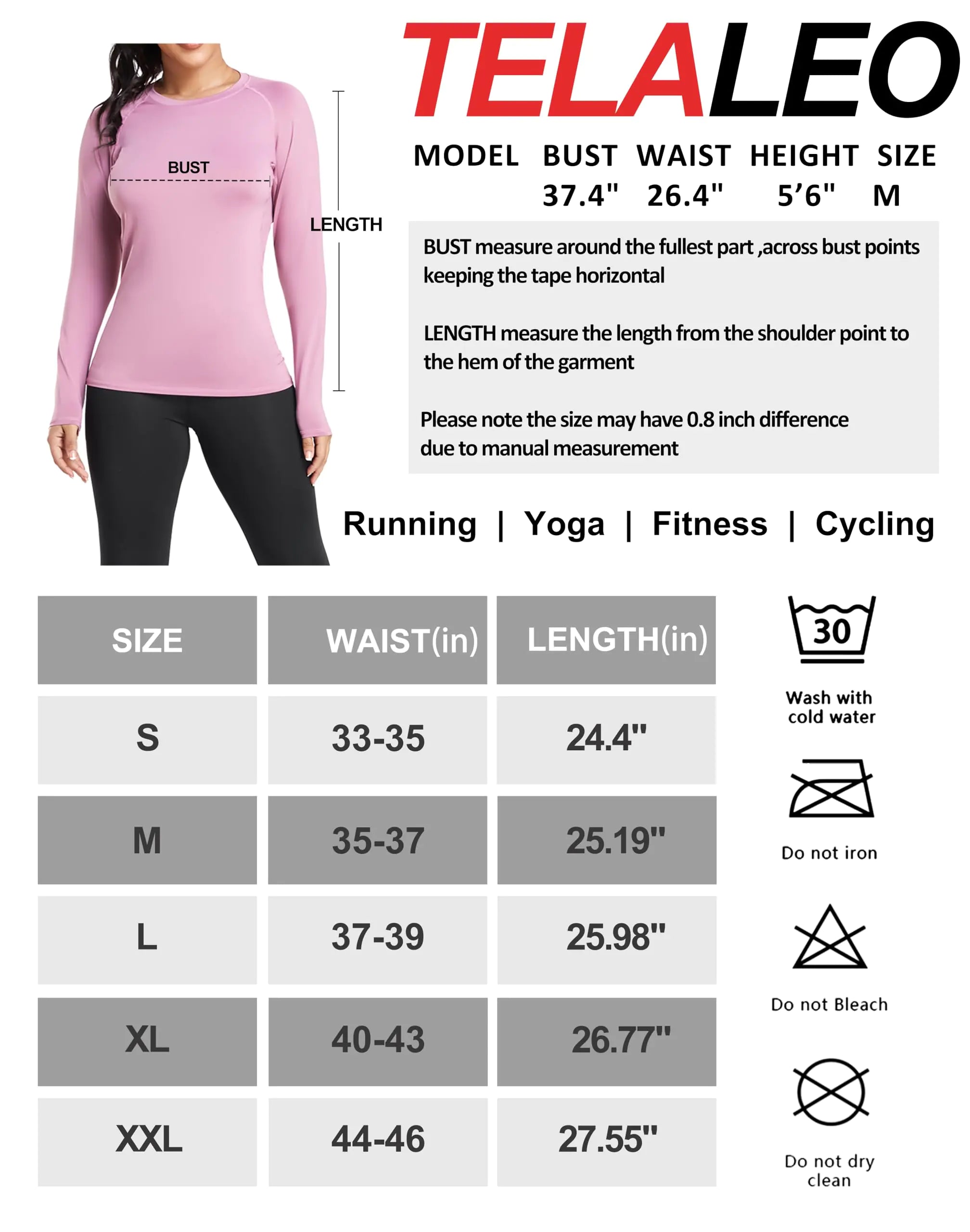 TELALEO 4 Pack Women's Compression Shirt Long Sleeve Performance Workout Baselayer Athletic Top Sports - Vivareflex Online