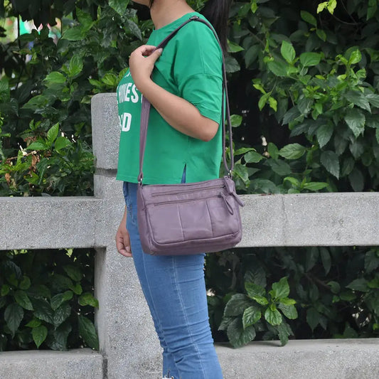 VOLGANIK ROCK Purses for Women Soft PU Leather Shoulder Bag Ladies Crossbody Purse and handbags Lightweight Pocketbook Taro-10.2" - Vivareflex Online