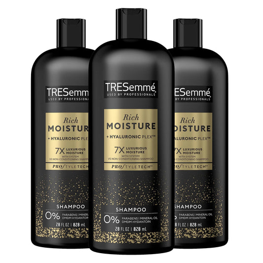 TRESemmé Moisture Rich Shampoo 3 Count – Hydration for Dry Hair - Vivareflex Online