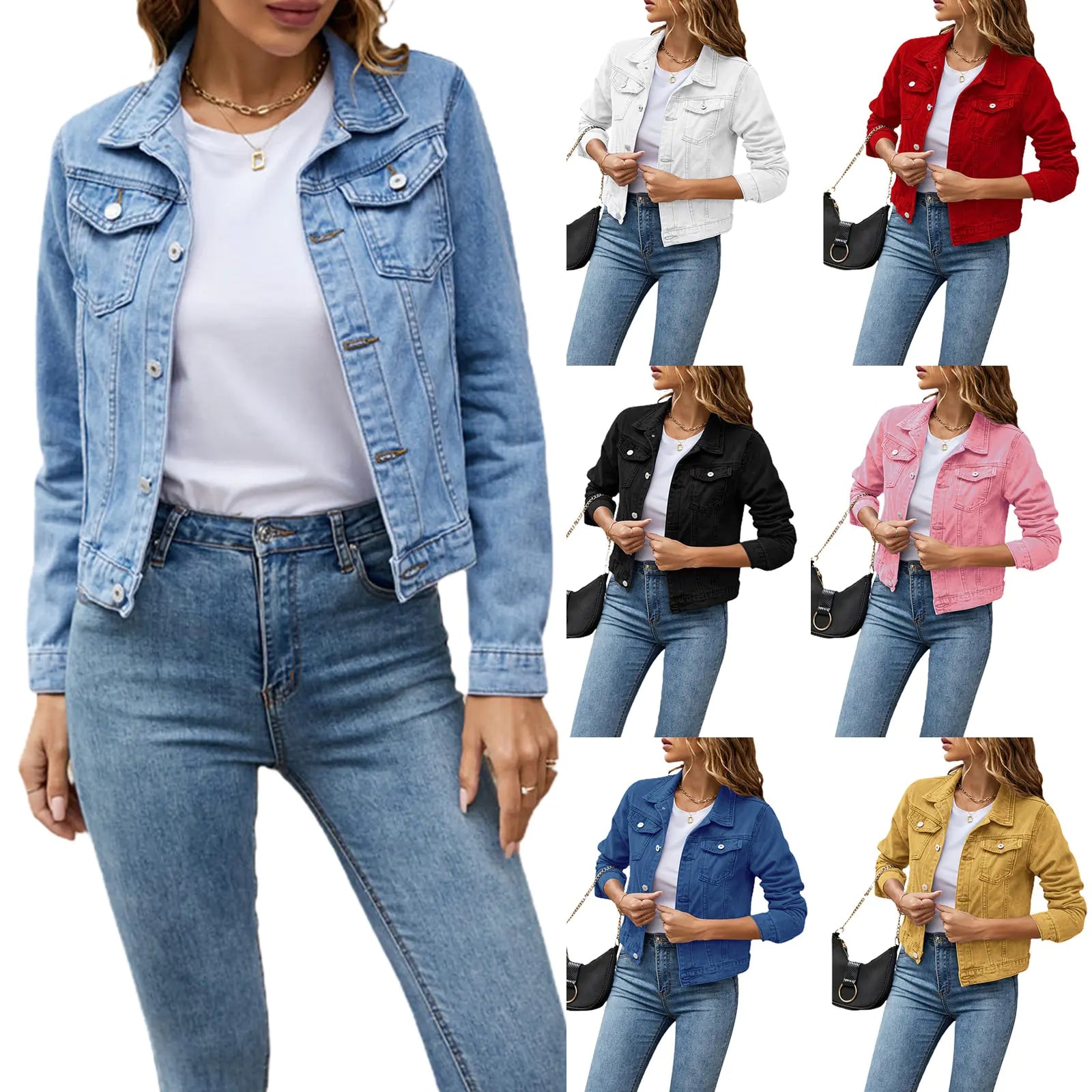 Chic Denim Daywear Jacket Vivareflex Online