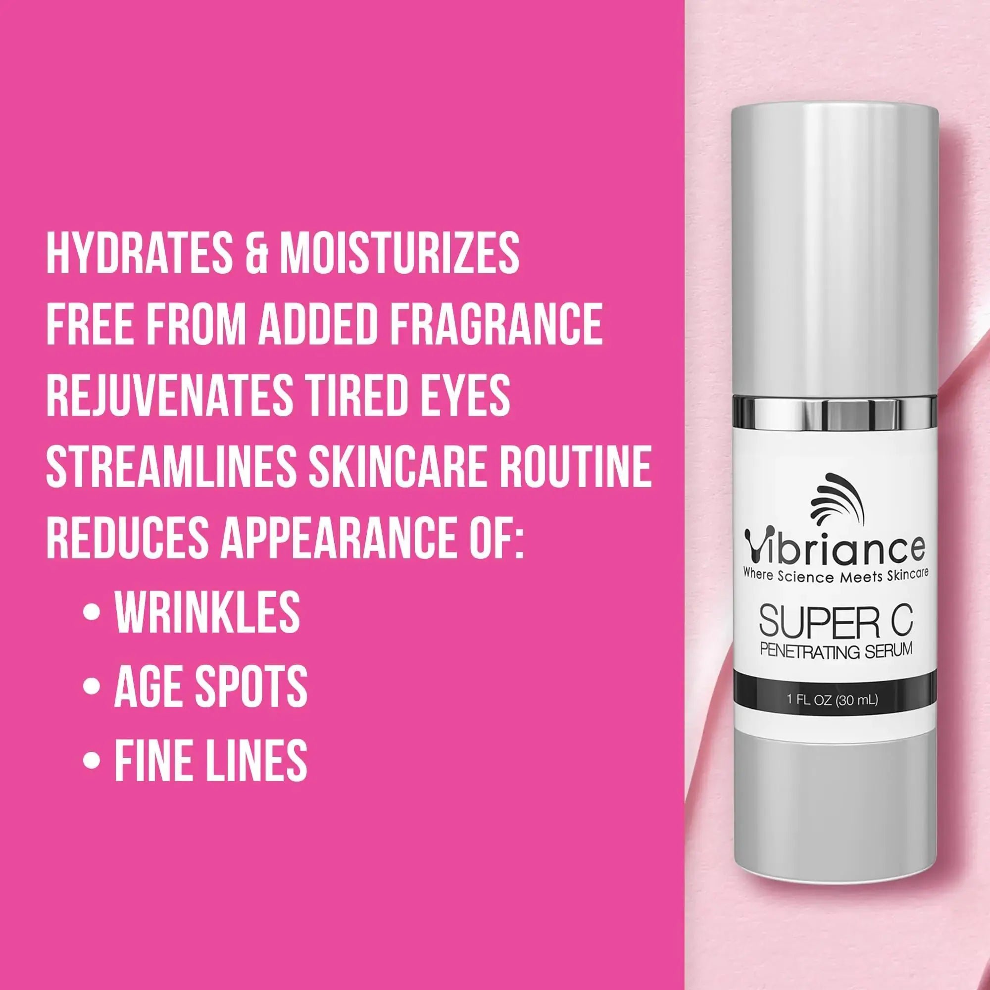 Vibriance Super C Serum Skin | All-In-One Formula Hydrates_Vivareflex_Online