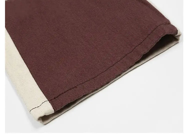 Vintage Colorblock Street Jeans for Men Vivareflex Online