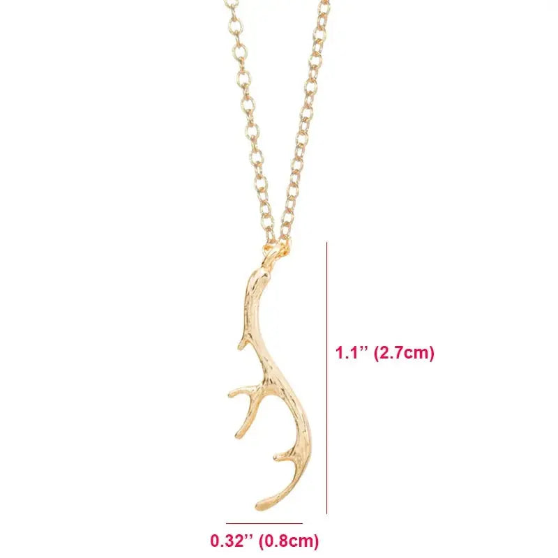 Vintage Deer Antler Necklace for Women Vivareflex Online