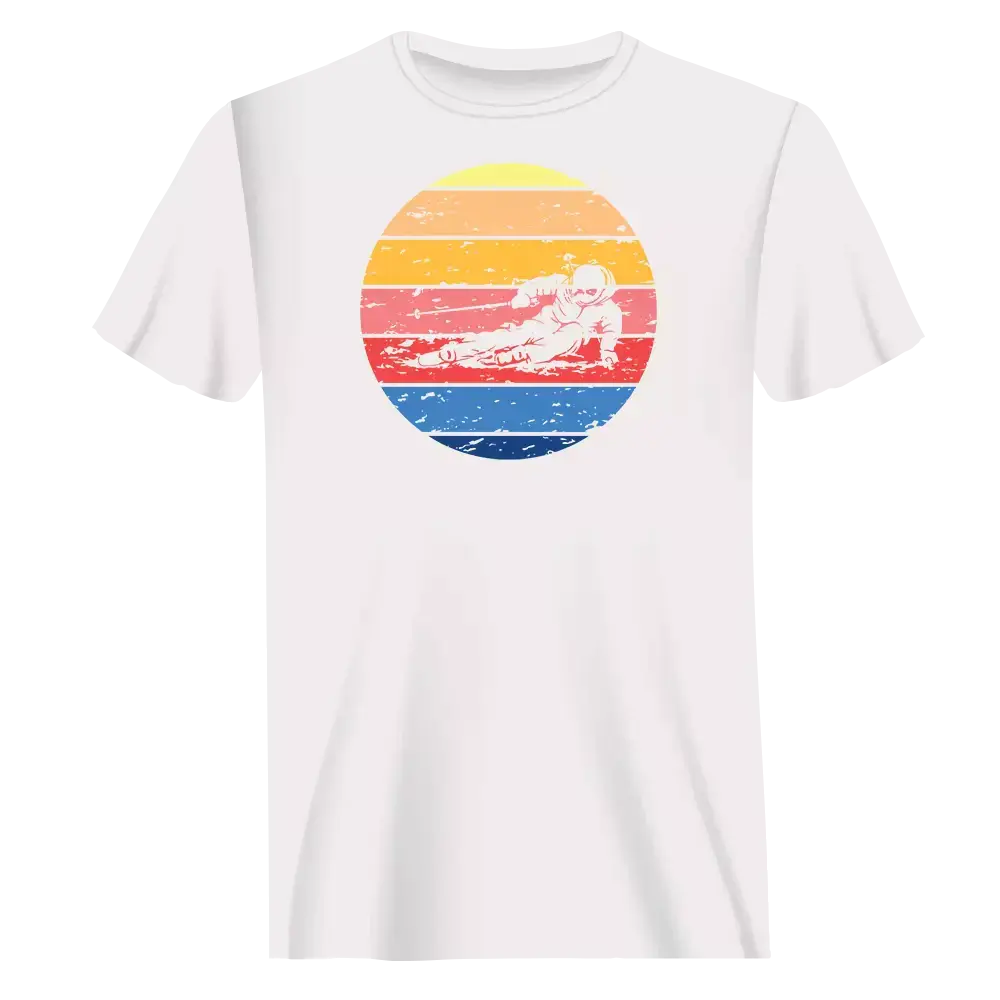 Vintage Skier T-Shirt for Men Vivareflex Online